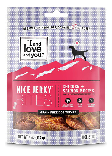  I And Love And You  Nice Jerky Bites - Grain Free Dog Treat