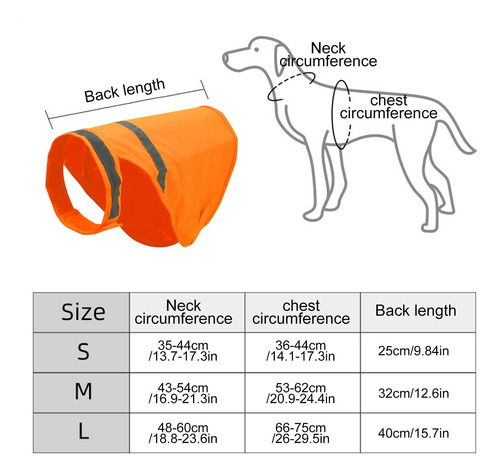 Chaleco Reflectante Para Perros Chaleco De Visibilidad Para