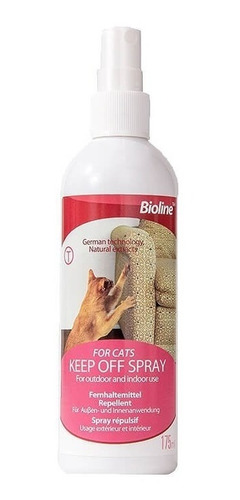 Bioline Repelente Para Gatos Keep Off Spray 175 Ml