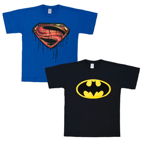 Kit 30 Camisa Camisetas Super Herois Infantil Manga Atacado