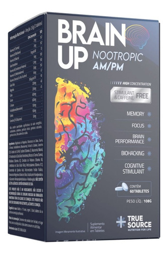 Brain Up Nootropic Am/pm (60 Tabs) - Padrão: Único