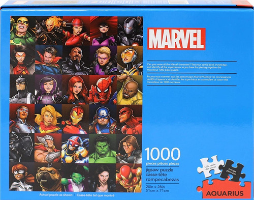 Aquarius Marvel Puzzle Superheroes rompecabezas De 1000 Pie