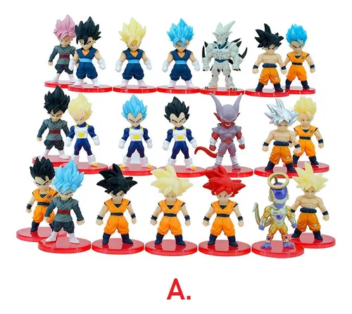 Coleccion De 21 Figuras De Dragon Ball Super Personajes 7cm
