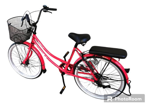 Bicicleta Nueva Rin 24 Camila Sifrina Rojo De Paseo 