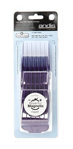 Imagen 4 de 5 de Maquina Andis Easystyle 7 Piezas+4 Guías Magnéticas Original