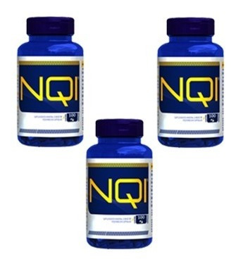 Imagem 1 de 1 de Promoção - 3 Frascos De Nqi - C/ 100 Cápsulas Cada Frasco