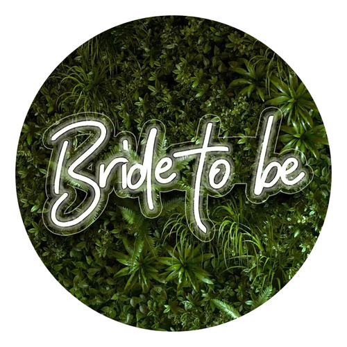 Letrero Neón Bride To Be De 1 Metro X 40 Cm