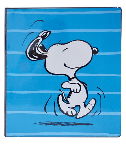 Carpeta Carta Encapsulada Snoopy De 1 Pulgada Danpex Color Azul