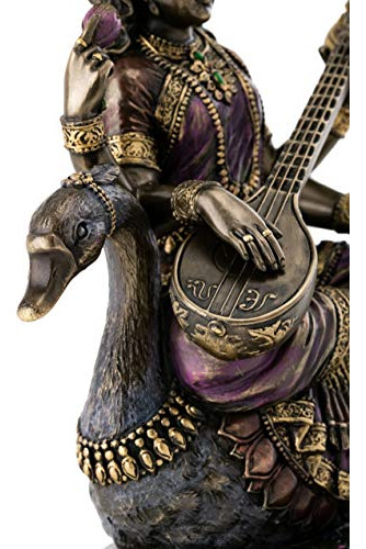 Top Collection Saraswati Sentada En El Cisne Tocando La Esta