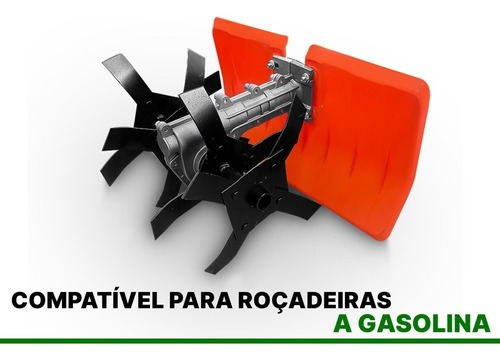 Mini Arado Cultivador Solo-arador P/roçadeira 26mm 9 Estrias