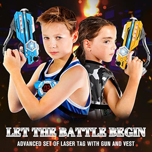 Juego De 2 Pistolas Láser Ijo Laser Tag Con Digital