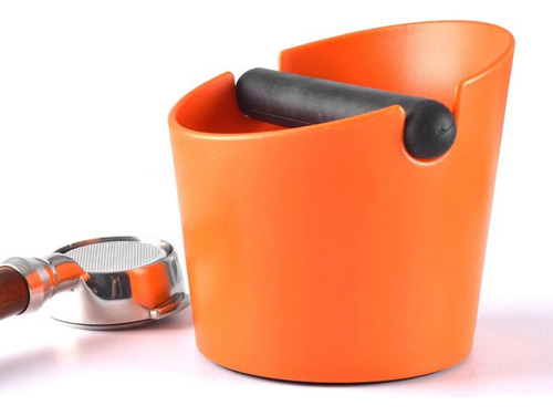 Cv Caixa De Café Knock Box Ground Bin Portátil Laranja