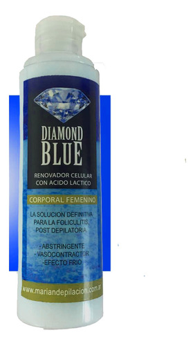Gel Post Depilatorio Corporal Femenino Diamond Blue 200ml