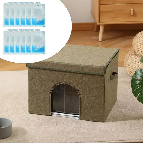 Casa De Gato De Enfriamiento De Verano Cola De Perrera