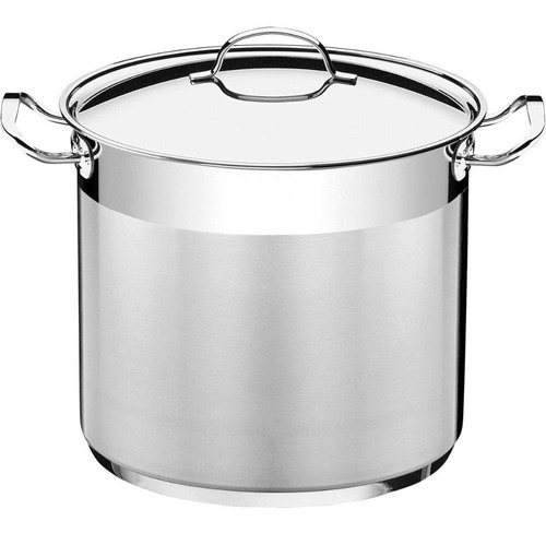 Olla alta Professional de acero inoxidable fondo triple 24 cm 9,6 L Tramontina