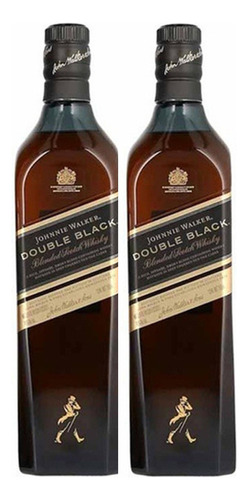 Combo Whisky Johnnie Walker Double Black 750 X2