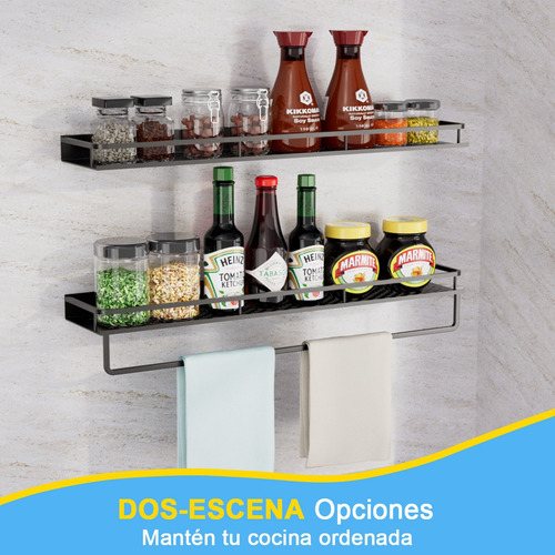 Ducha Organizador Repisas Regadera De Aluminio Estante 2pcs Gris
