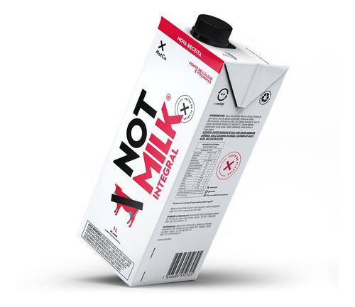 Imagem 2 de 4 de Bebida à Base de Plantas Integral NotCo Not Milk Caixa 1l