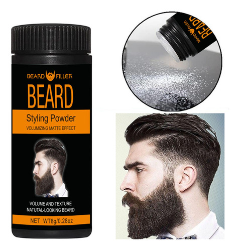 Polvo Profesional Para Peinar Barba Espesante Matificante