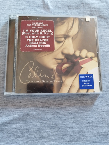 Cd Celine Dion - These Are Special Times Favor Ler Históric.