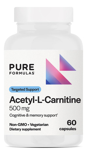 Pure Formulas Acetil L-carnitina Apoyo Cognitivo Y De Memori