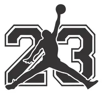 Comprar Vinilo Decorativo Michael Jordan 23 Deporte Calco 60 X 55cm