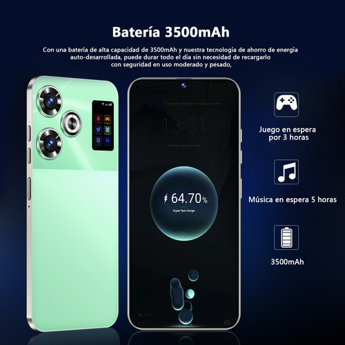 Teléfonos Inteligentes Android Baratos F6 Pro 6.6 Pulgadas Ram1gb Y Rom16gb