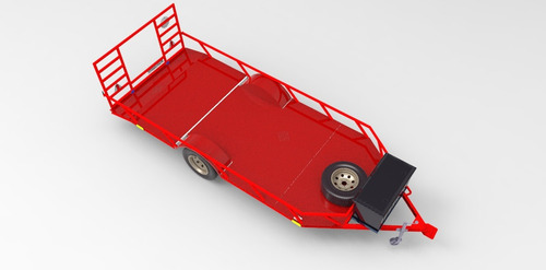 Trailer Utv Grande Homologado Lcm Patentable Hiza Trailers