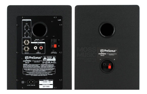 Par De Monitores De Estúdio Presonus Eris E4.5 Novo Lacrado!