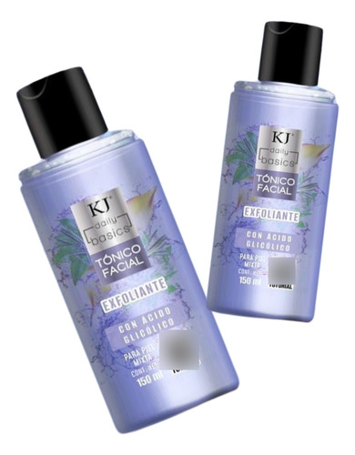 Tonico Facial Exfoliante Para Rostro Con Acido Glicolico Kj Momento De Aplicación Día/noche Tipo De Piel Mixta