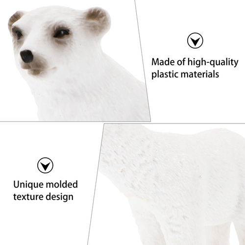 Figura De Animal Ártico Con Adornos De Oso Polar, 9 Unidades