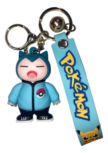 Llavero Pokemon Snorlax Ropa Deportiva Silicona