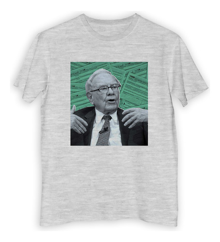 Remera Niño Warren Buffet El Mejor Inversor Finanzas M1