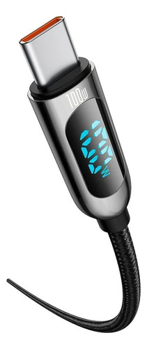 Baseus Cable Display Fast Charging Tipo- C A C 100w