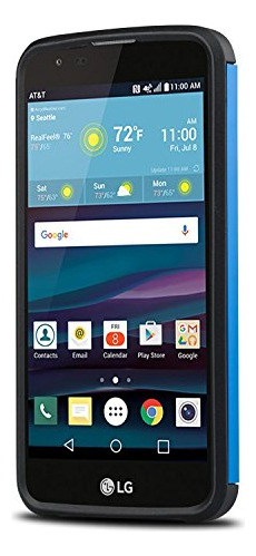 Funda Para LG Phoenix 2 Escapte 3 K8 2016 Morado Dual Layer