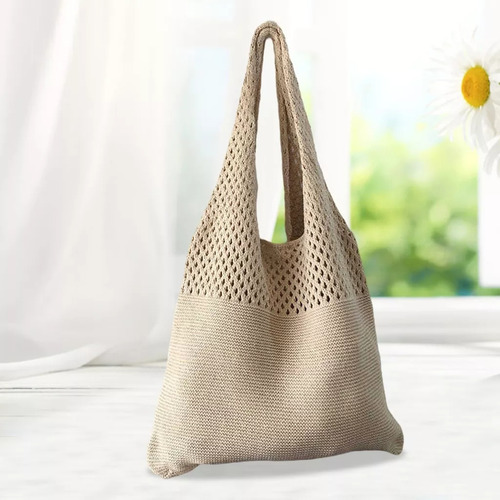 Bolsa De Ombro Retrô Tecida À Mão Devido À Viagem B