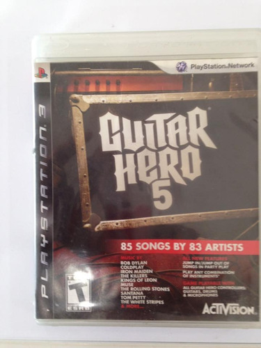 Guitar Hero 5 Playstation 3 Ps3