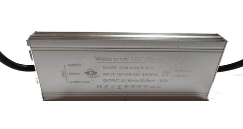 Led Driver 100w 3a Ip67 - Sd Electronica