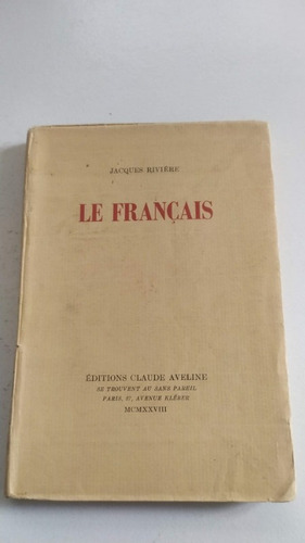 Le Français - Jacques Riviêre - Francés