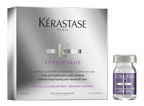 Cure Anti Pelliculaire Ampolletas Anti Caspa Kerastase 12*6