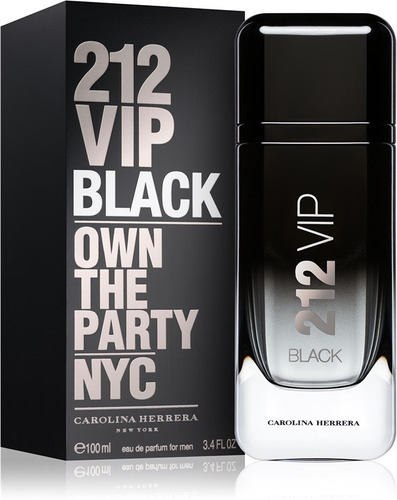   212 Vip Black Edp De Carolina Herrera 50ml