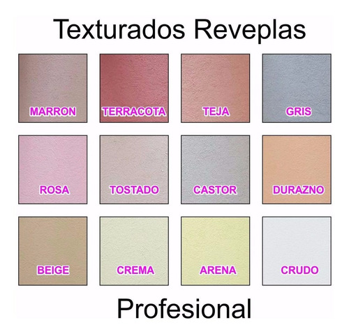 Reveplas Revestimiento Texturado Llana Prof