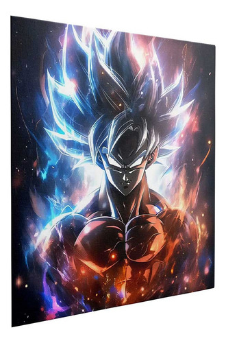 Lienzo Goku, Dualidad De Luz Y Sombra Poderosa 150x150