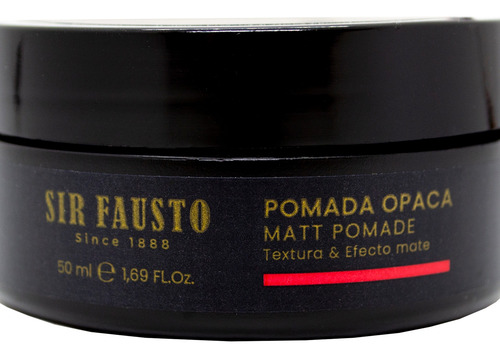 Sir Fausto Men's Culture Pomada Opaca Barbería 50ml Local2