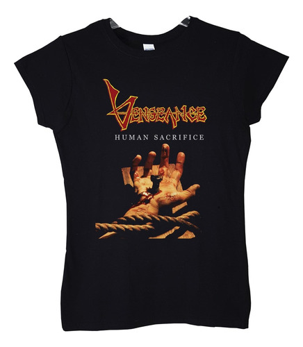 Polera Mujer Vengeance Rising Human Sacr N Metal Abominatron