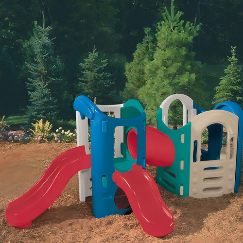 8 In 1 Playground Little Tikes 4331 Color Rojo, azull y gris