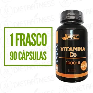 Vitamina D-3 1000 Ui 1 Frasco 90 Capsulas Fnl Vitamina D3