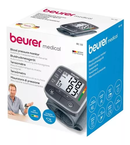 Monitor de Presión Arterial Digital de Muñeca, Cuenta con Medidor de P –  Beurer México