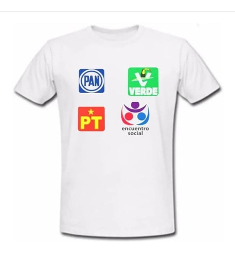 10 Pz Playera Campaña Política Económica Mayoreo #$36