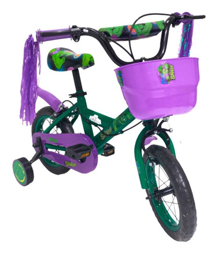 Bicicleta Rodado 12 Infantil Urby Bikes Con Rueditas